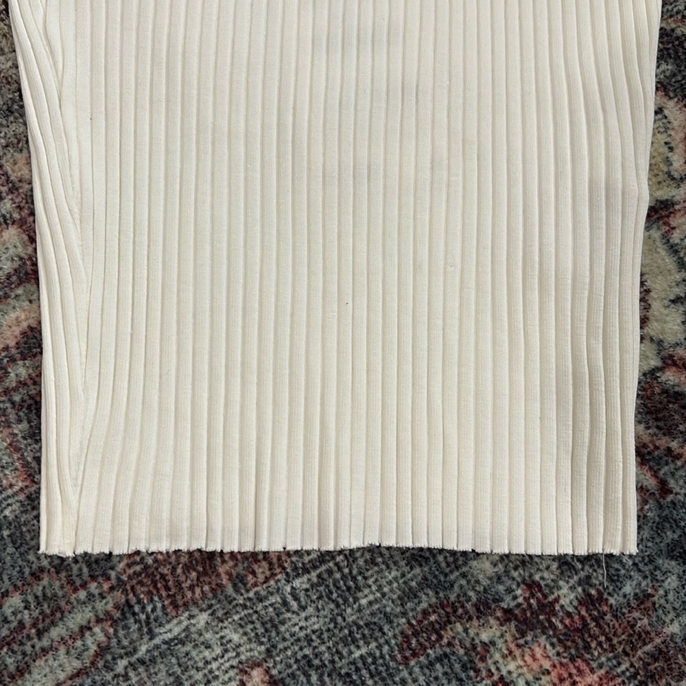Zara | Ribbed Asymmetrical Top | Small - Picture 2 of 8
